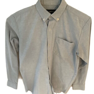 🌿Kayne boys blue button-down shirt, size 16🌿